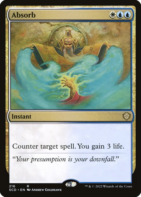 Absorb - Starter Commander Decks Rare Card