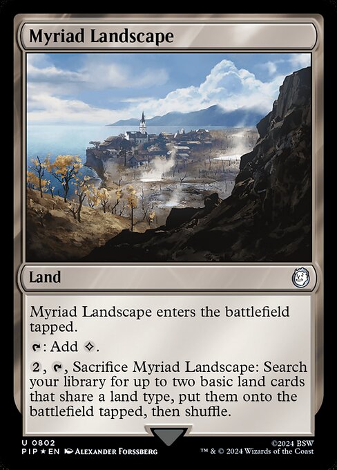 Myriad Landscape - Fallout Uncommon Card