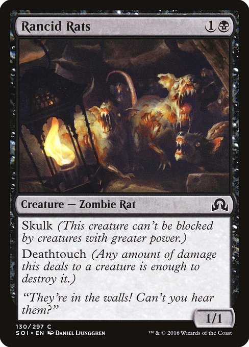 Rancid Rats - Shadows over Innistrad Common Card