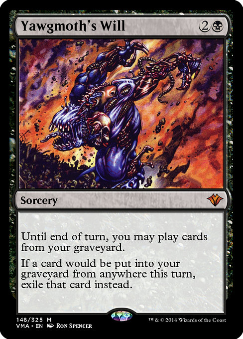 Yawgmoth's Will - Vintage Masters Mythic Card