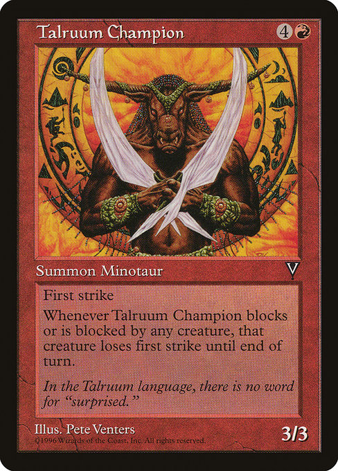 Talruum Champion - Visions Common Card