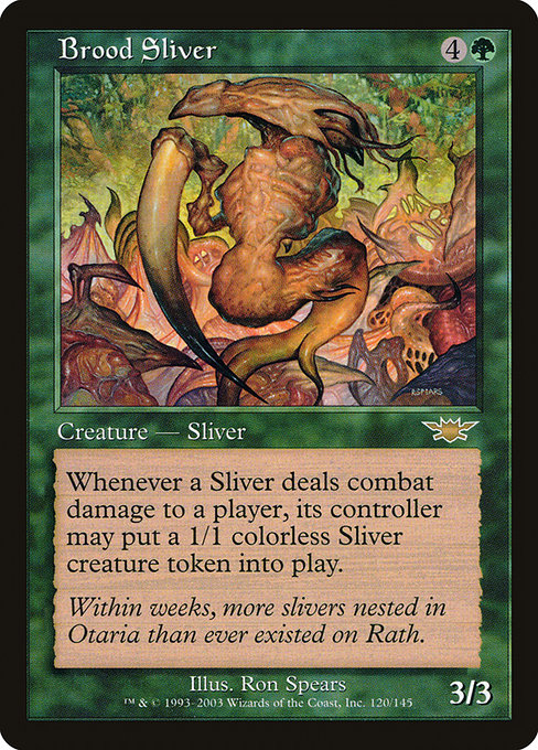 Brood Sliver - Legions Rare Card