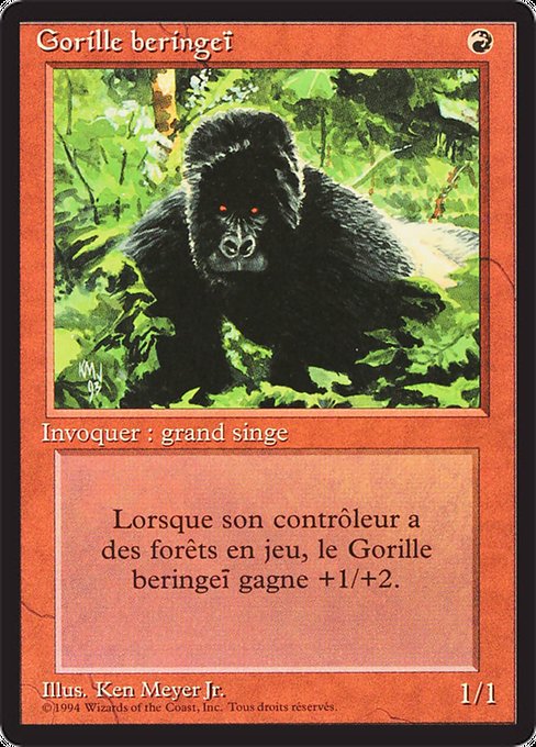 Kird Ape - Foreign Black Border Common Card