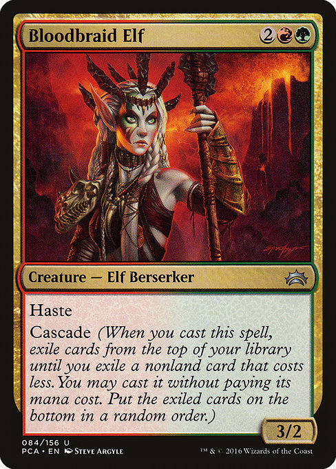 Bloodbraid Elf - Planechase Anthology Uncommon Card