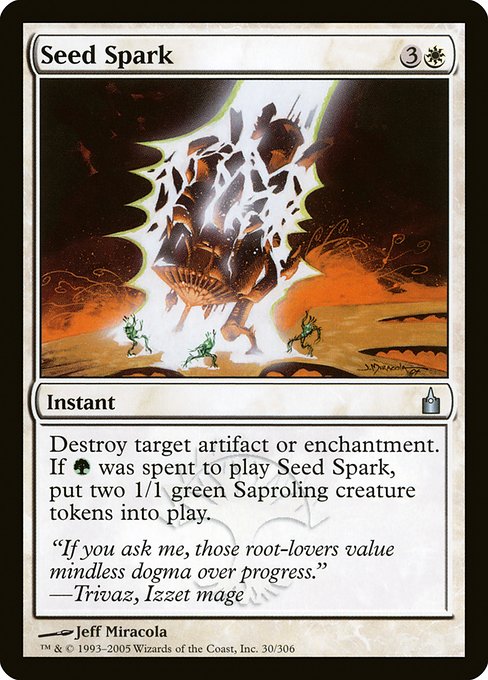 Seed Spark - Ravnica: City of Guilds Uncommon Card