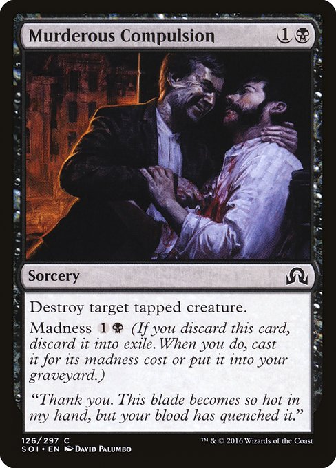 Murderous Compulsion - Shadows over Innistrad Common Card