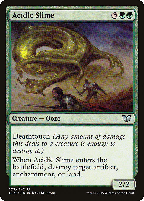 Acidic Slime - Commander 2015 Uncommon Card