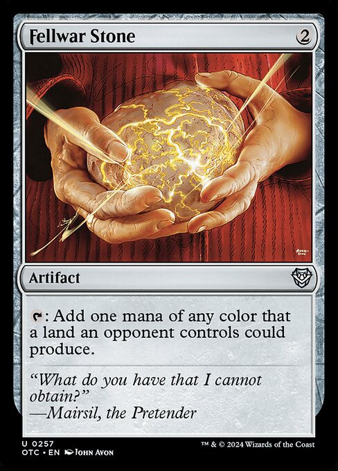 Fellwar Stone - Outlaws of Thunder Junction Commander Uncommon Card