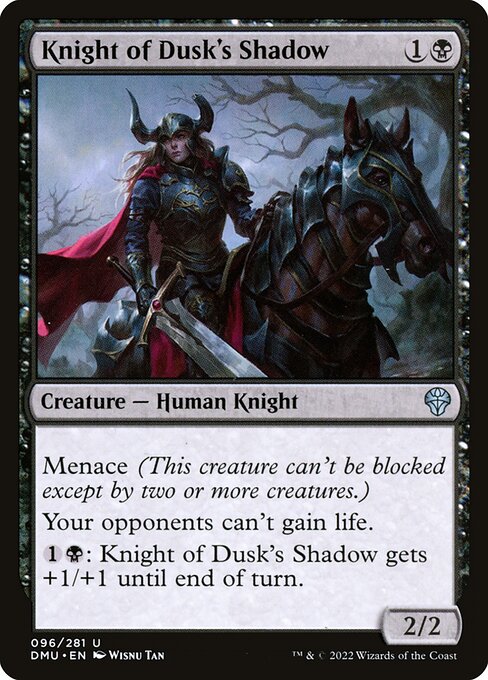 Knight of Dusk's Shadow - Dominaria United Uncommon Card