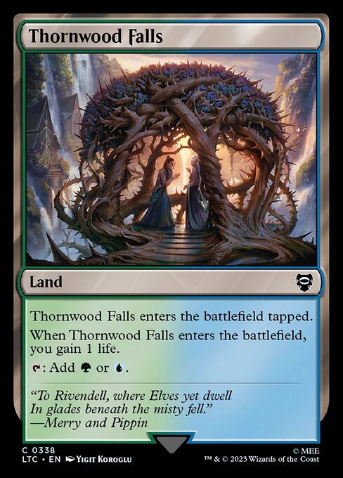 Thornwood Falls - Tales of Middle-earth Commander Common Card