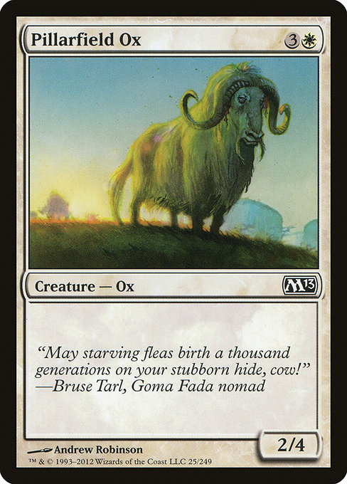 Pillarfield Ox - Magic 2013 Common Card