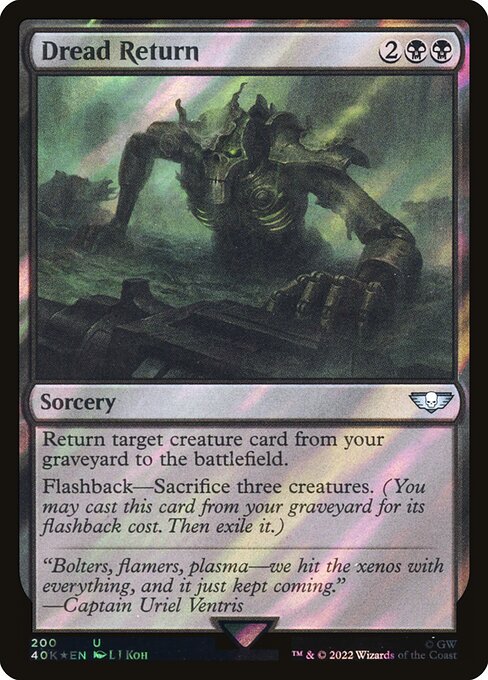 Dread Return - Warhammer 40,000 Commander Uncommon Card