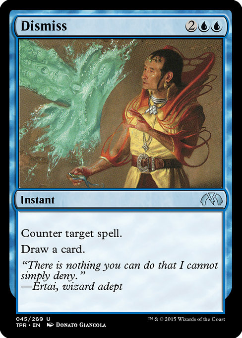Dismiss - Tempest Remastered Uncommon Card