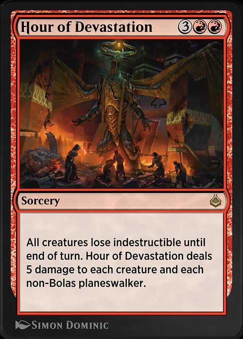 Hour of Devastation - Amonkhet Remastered Rare Card