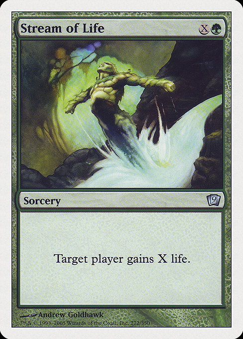 Stream of Life - Ninth Edition Uncommon Card
