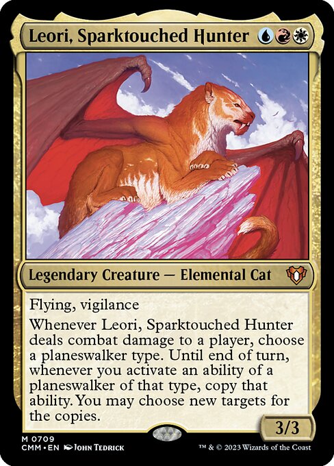 Leori, Sparktouched Hunter - Commander Masters Mythic Card