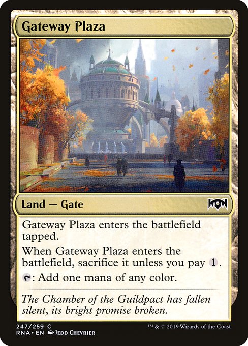 Gateway Plaza - Ravnica Allegiance Common Card