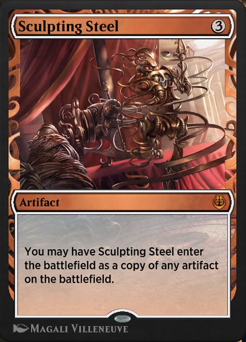 Sculpting Steel - Kaladesh Remastered Mythic Card