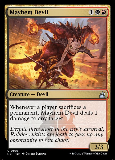 Mayhem Devil - Ravnica Remastered Uncommon Card