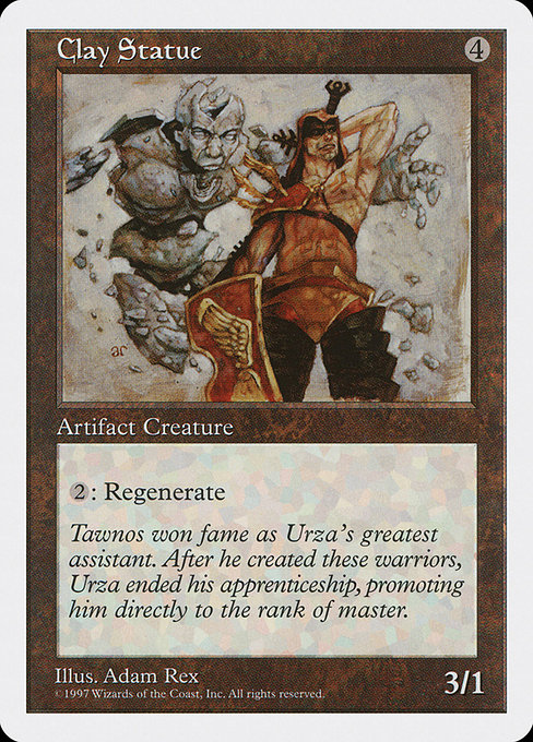 Clay Statue - Fifth Edition Common Card