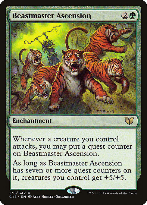 Beastmaster Ascension - Commander 2015 Rare Card