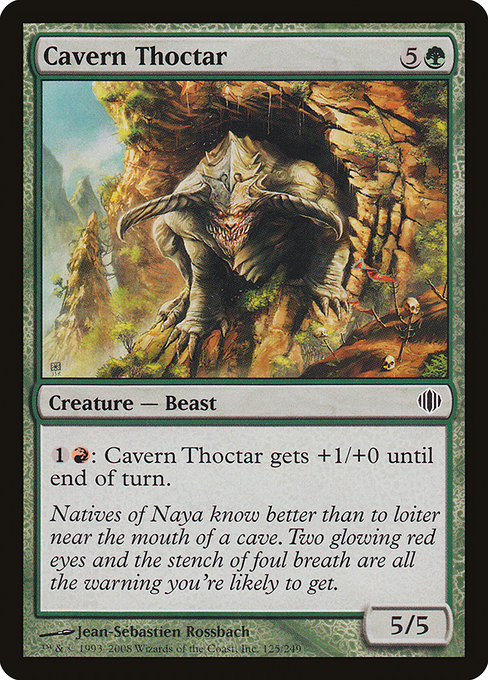 Cavern Thoctar - Shards of Alara Common Card