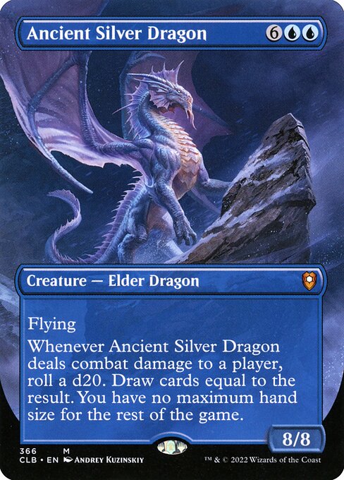 Ancient Silver Dragon - Commander Legends: Battle for Baldur's Gate Mythic Card