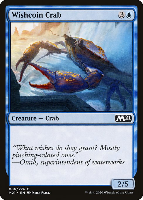 Wishcoin Crab - Core Set 2021 Common Card