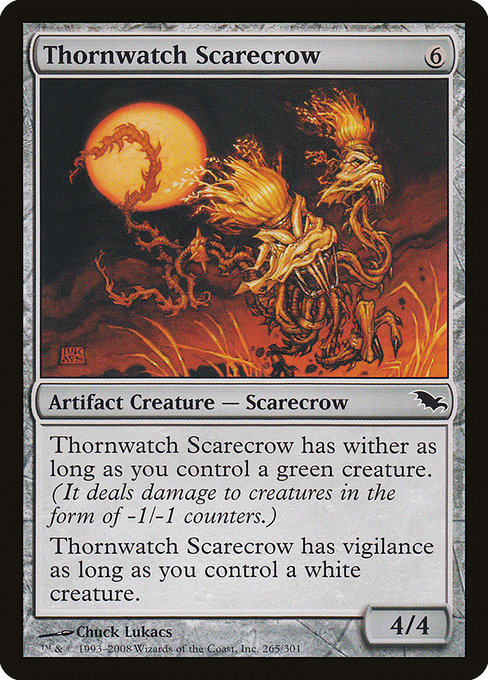 Thornwatch Scarecrow - Shadowmoor Common Card