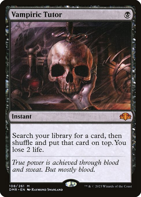 Vampiric Tutor - Dominaria Remastered Mythic Card
