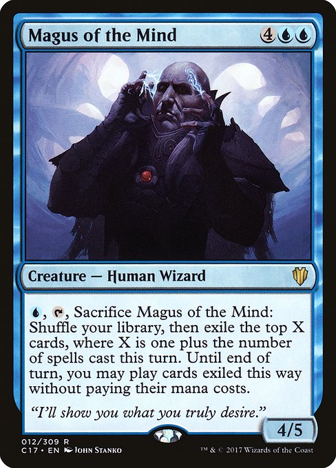 Magus of the Mind - Commander 2017 Rare Card