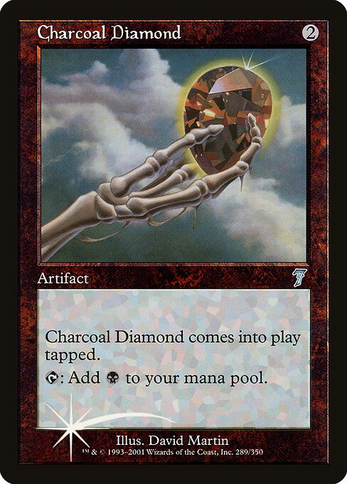 Charcoal Diamond - Seventh Edition Uncommon Card