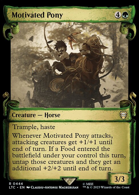 Motivated Pony - Tales of Middle-earth Commander Rare Card