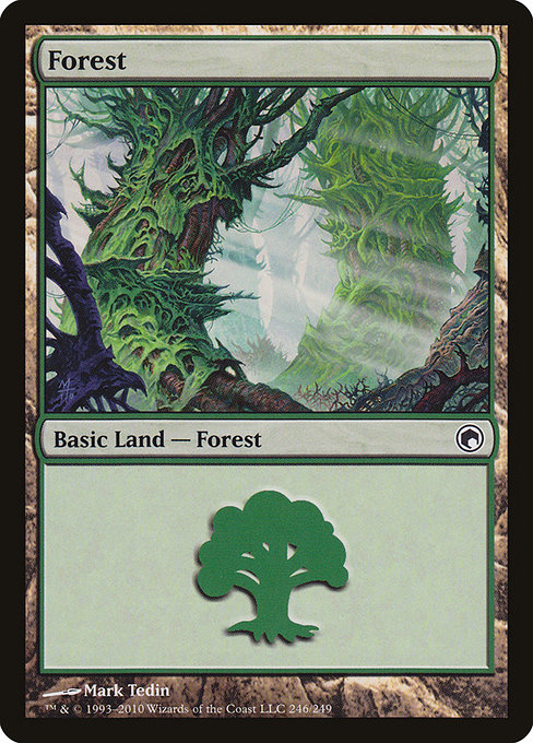 Forest - Scars of Mirrodin Common Card