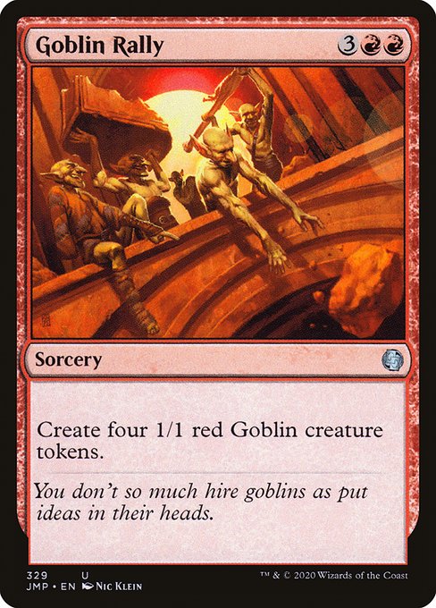 Goblin Rally - Jumpstart Uncommon Card