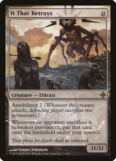 It That Betrays - Rise of the Eldrazi Rare Card