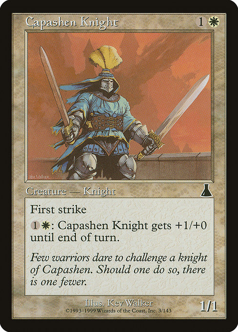 Capashen Knight - Urza's Destiny Common Card