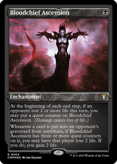 Bloodchief Ascension - Commander Masters Rare Card