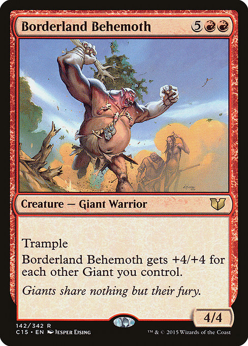 Borderland Behemoth - Commander 2015 Rare Card