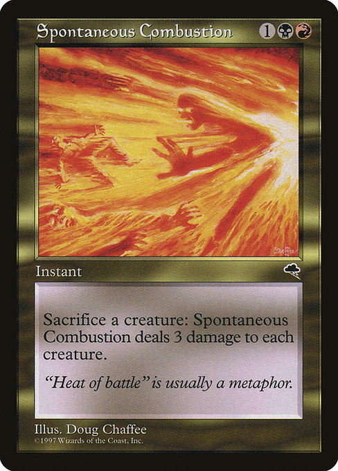 Spontaneous Combustion - Tempest Uncommon Card