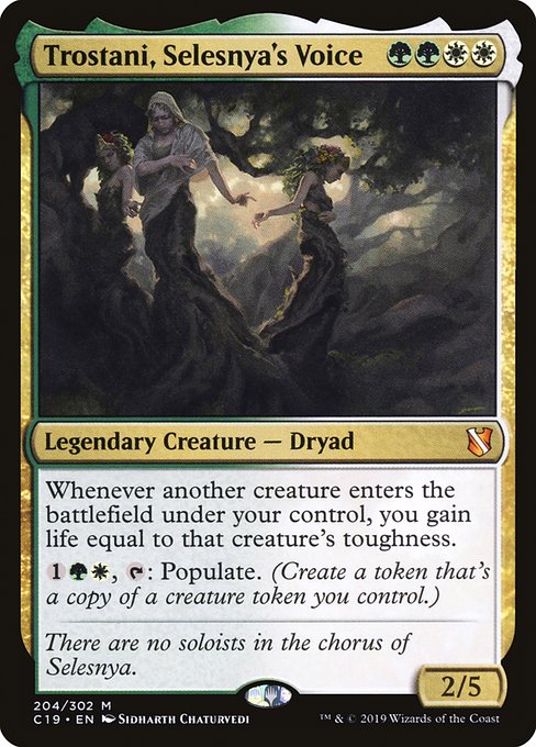 Trostani, Selesnya's Voice - Commander 2019 Mythic Card