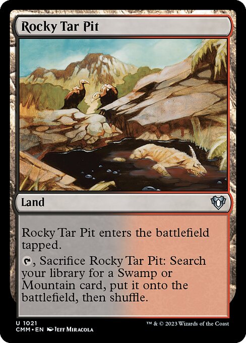 Rocky Tar Pit - Commander Masters Uncommon Card