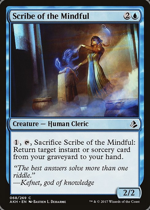 Scribe of the Mindful - Amonkhet Common Card