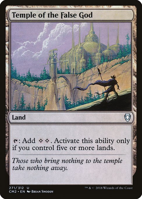 Temple of the False God - Commander Anthology Volume II Uncommon Card