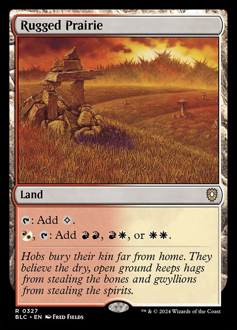 Rugged Prairie - Bloomburrow Commander Rare Card