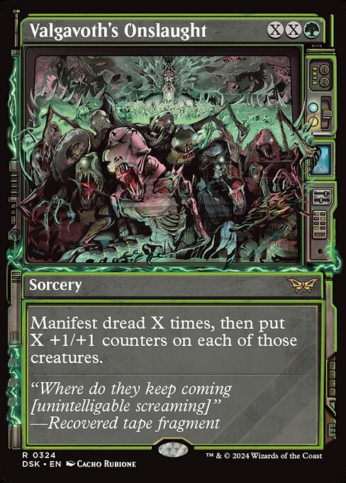 Valgavoth's Onslaught - Duskmourn: House of Horror Rare Card