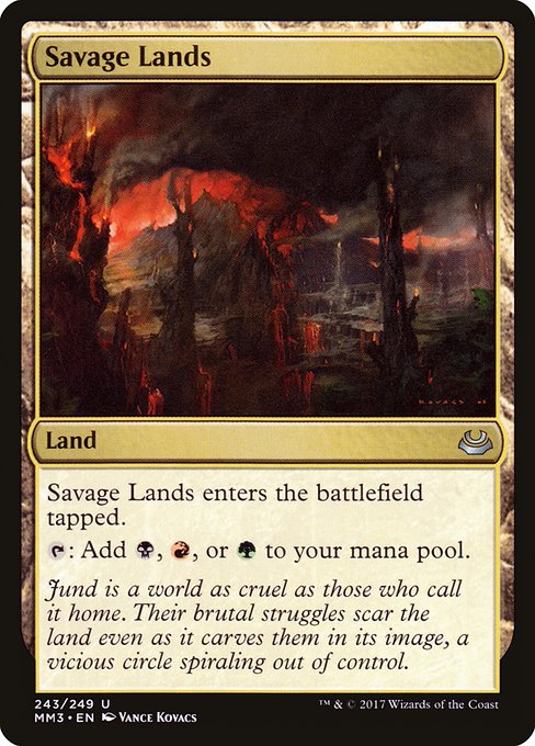 Savage Lands - Modern Masters 2017 Uncommon Card