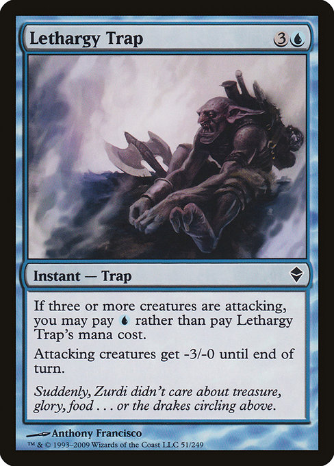 Lethargy Trap - Zendikar Common Card