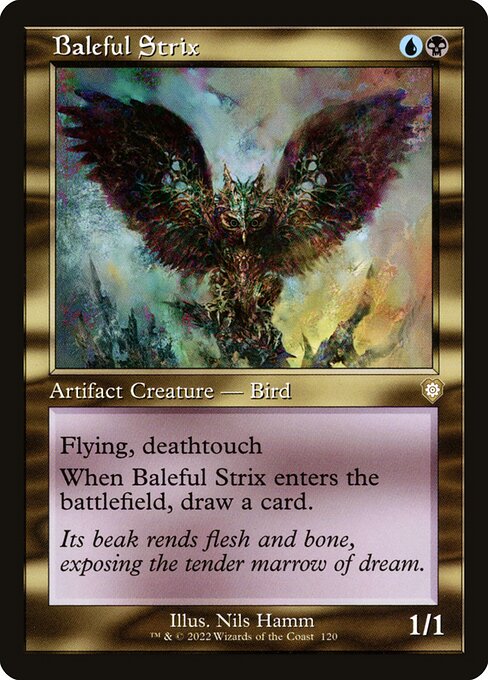 Baleful Strix - The Brothers' War Commander Rare Card