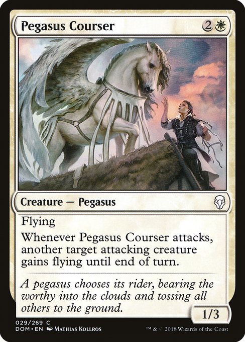 Pegasus Courser - Dominaria Common Card